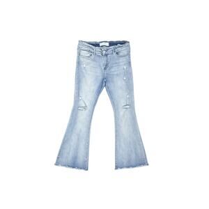 GoGo Jeans Eco Friendly Distressed Flare Jeans - 15/32